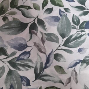 Bumbac satinat cu frunze